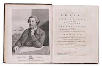 TRAVEL  FORREST, THOMAS. A Voyage to New Guinea, and the Moluccas.  1779